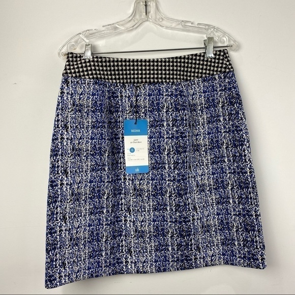 Cabi high waisted skirt houndstooth NWT - Picture 3 of 5